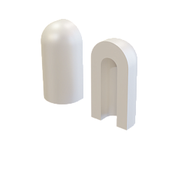 Заглушка для неона 8x16 мм (белый)