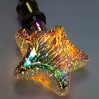 Лампа декоративная 220B 5Вт E27 (3D Star)