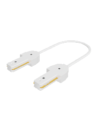 Гибкий соеденитель1 фазного шинопровода, провод 15 см (белый)