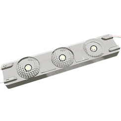 Светодиодный модуль высокоэффективный RoRi 3LED 12В 1.08Вт 160-170Лм 170гр IP65 белый 7500K
