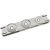 Светодиодный модуль высокоэффективный RoRi 3LED 12В 1.08Вт 160-170Лм 170гр IP65 белый 7500K