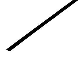 Термоусаживаемая трубка Rexant 3,5/1,75 мм, черная (упак. 50 шт. по 1 м)