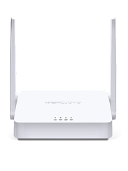 Wi-Fi роутер Mercusys MW301R, Wi-Fi 4, N300, 2.4ГГц, 2 LAN, белый