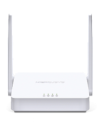 Wi-Fi роутер Mercusys MW301R, Wi-Fi 4, N300, 2.4ГГц, 2 LAN, белый