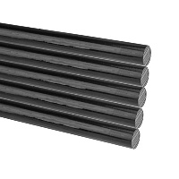 Клеевые стержни Rexant d=11 мм, L=270 мм, чёрные (упак. 10 шт)