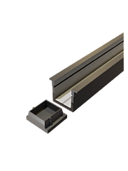 Магнитный шинопровод 1010 встраиваемый 1 метр (чёрный)