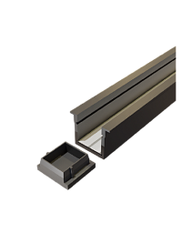 Магнитный шинопровод 1010 встраиваемый 1 метр (чёрный)