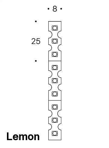 Lenta 690х935 Zigzag 120LED Lemon
