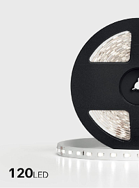 Светодиодная лента IP33 12В Lux SMD 2835 120LED 12Вт 2700K (катушка 10 м)