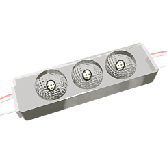 Светодиодный модуль для тонких шрифтов RoRi 3LED 12В 0.72Вт 70-75Лм 160гр IP67 белый 7500K