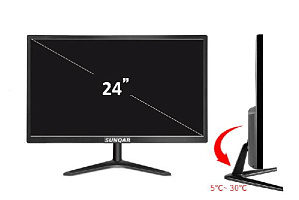 Монитор Sunqar 24" (TFT TN, 1920x1080p (16:9), VGA, HDMI)