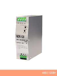 Блок питания Bezteni NDR-120-48 48В 120Вт 2.5A КПД 89% IP20
