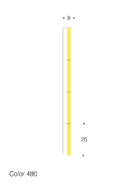 Светодиодная COB-лента Kurato 1CH 8мм 24В 480LED 13Вт/м розовый (катушка 10 м)