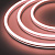 Гибкий неон Kurato СИЛИКОН DC 12В, 4х10, 2835, 100SMD, рез 1 см, нежно розовый (бухта 50 м)