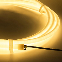 Гибкий неон Kurato СИЛИКОН DC 24В, D=13 мм, 2835, 120SMD, пайка, рез 5 см, белый теплый (бухта 5м)