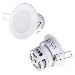 Распродажа Светильник встраиваемый Dallas 220В, 9Вт, 3000K, d=145 мм, белый