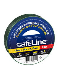 Изолента Safeline 15/20 зеленый