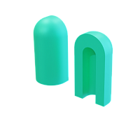 Заглушка для неона 8x16 мм (зеленый)