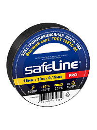 Изолента Safeline 15/10 черный