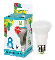 Распродажа Лампа светодиодная LED-R63-standard 8Вт 230В Е27 4000К 720Лм ASD
