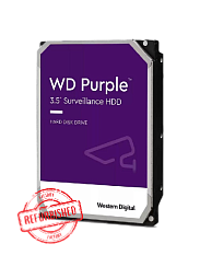 HDD Western Digital WD Purple 3.5", 4 Тб, SATA III, 5400 об/мин, для систем видеонаблюдения, REF