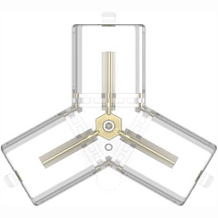 Коннектор Y-образный для светильника "Соты"