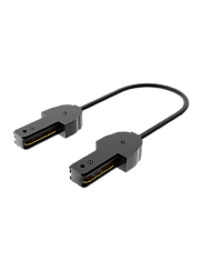 Гибкий соеденитель1 фазного шинопровода, провод 15 см (черный)