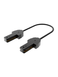 Гибкий соеденитель1 фазного шинопровода, провод 15 см (черный)