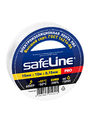 Изолента Safeline 15/10 белый
