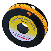 Маркер кабельный Rexant 0-9 комплект 10 роликов (от 3.6 до 7.4 мм)