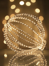 Подвесная фигура ШАР d=50 см, белый теплый