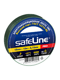 Изолента Safeline 15/10 зеленый