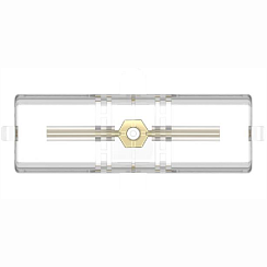 Коннектор I-образный для светильника "Соты"