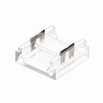 Коннектор Кн-3-10 для COB и SMD ленты 2PIN 10мм прямой