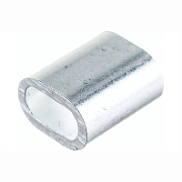 Зажим для троса втулка алюминиевая 2.0 мм (DIN 3093)
