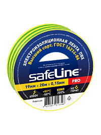 Изолента Safeline 19/20 желто-зеленый