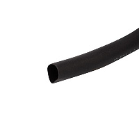 Трубка термоусаживаемая 5,0/2,5 мм черная, ролик 2,44 м REXANT