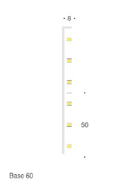 Светодиодная лента IP33 12В Lux SMD 2835 60LED 4,8Вт 6500K (катушка 5 м)