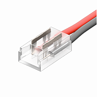 Коннектор Кн-3-05 для COB и SMD ленты 2PIN 5мм прямой с проводом