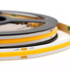 Светодиодная COB-лента Kurato 1CH 8мм 24В 528LED 13Вт/м CRI90 6500K (катушка 10 м)