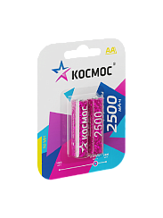 Аккумулятор Космос AA, R6NIMH 2500mAh 2BL (2/24)