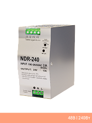 Блок питания Bezteni NDR-240-48 48В 240Вт 5A КПД 90% IP20
