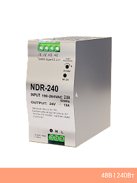 Блок питания Bezteni NDR-240-48 48В 240Вт 5A КПД 90% IP20