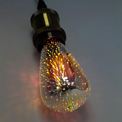 Лампа декоративная 220B 5Вт E27 (3D Drop)