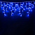 Гирлянда уличная Kurato БАХРОМА темн.провод, 600x70 см, 240 диодов (синий)