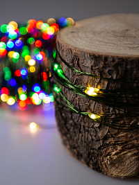 Гирлянда Kurato B003 РОСА, 030 метров, 300 диодов, RGB