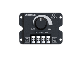 Диммер ДМ-104 1CH 30A 12-24V