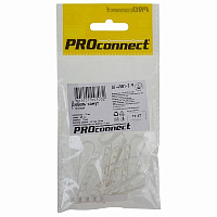 Дюбель-хомут PROconnect 5-10, белый, 10 шт.