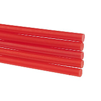 Стержни клеевые REXANT Ø 7 мм, 100 мм, красные (6 шт./уп.) (блистер)