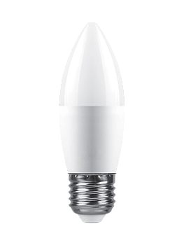 Лампа FAN 220В, E27 Свеча 9Вт 6500K (C37)